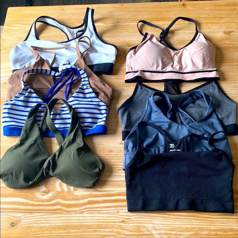 Women's Assorted Sports Bras 8 -S 36B